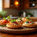 Gaufres salées : des idées gourmandes pour un apéritif original et plein de saveurs