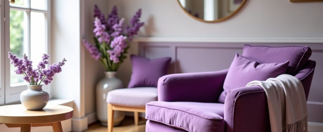 Couleur parme : astuces pour sublimer votre intérieur avec douceur et élégance