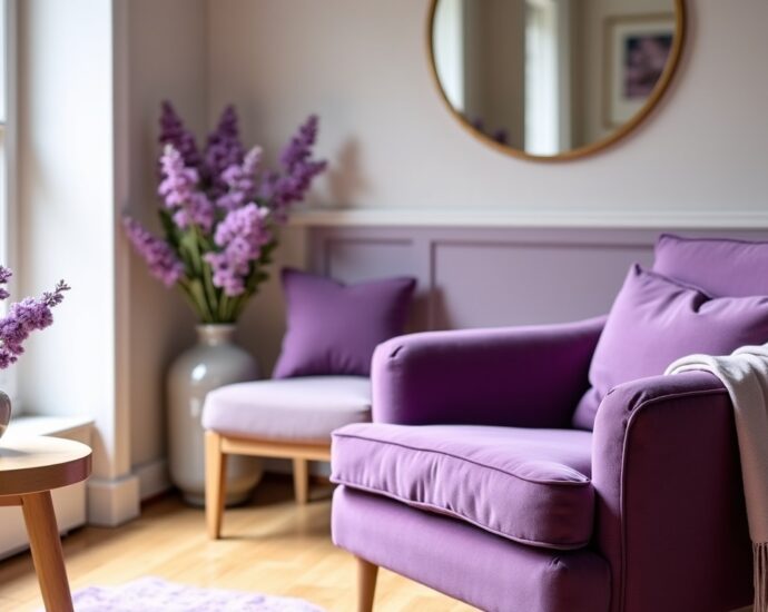 Couleur parme : astuces pour sublimer votre intérieur avec douceur et élégance