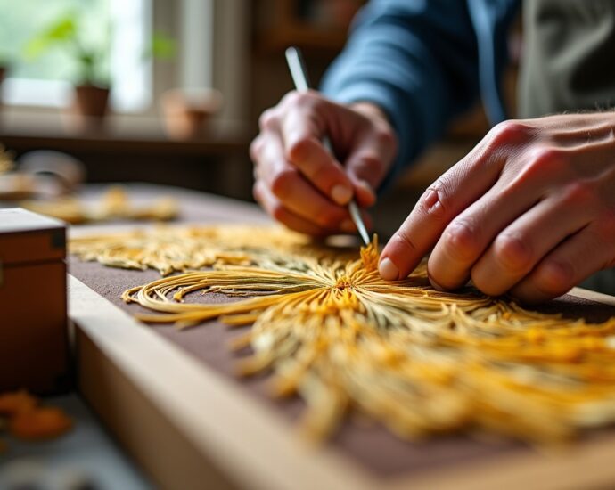 Maîtrisez l'art de la marqueterie de paille pour magnifier vos œuvres artisanales