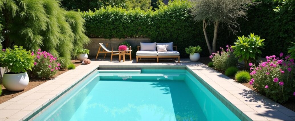 Moins de 10 m², beaucoup de charme : la petite piscine qui trouve sa place dans un jardin de caractère