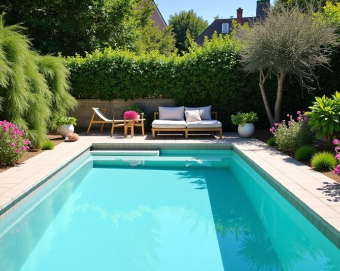 Moins de 10 m², beaucoup de charme : la petite piscine qui trouve sa place dans un jardin de caractère